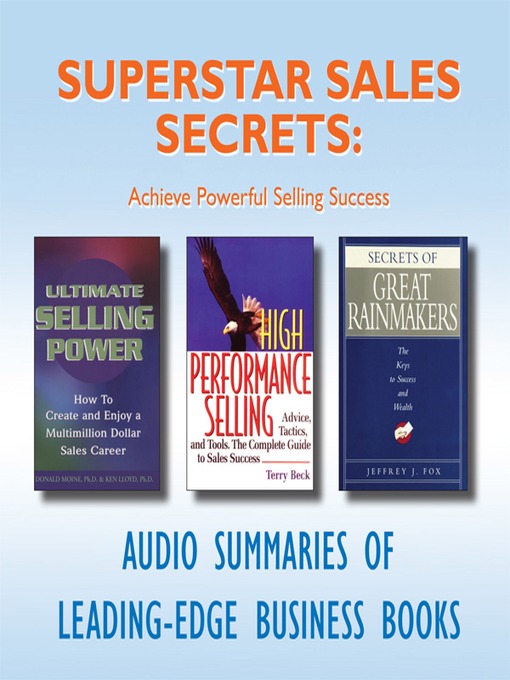 Title details for Superstar Sales Secrets by getAbstract - Available